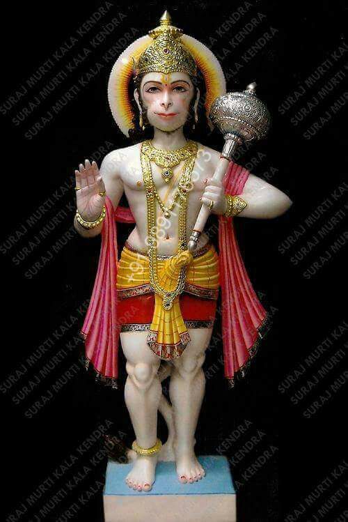 HANUMAN MARBLE IDOL 4 FEET